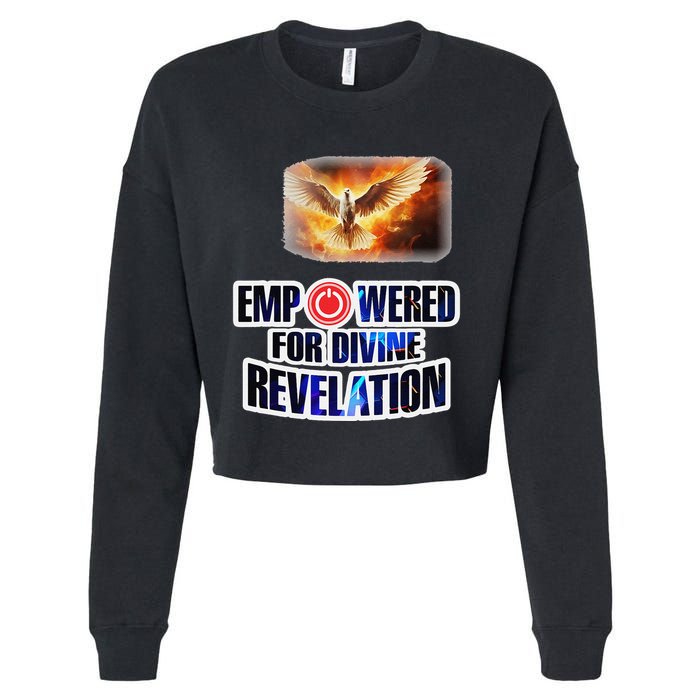 Empowered Christian For Divine Revelation Christian Cropped Pullover Crew