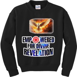 Empowered Christian For Divine Revelation Christian Kids Sweatshirt