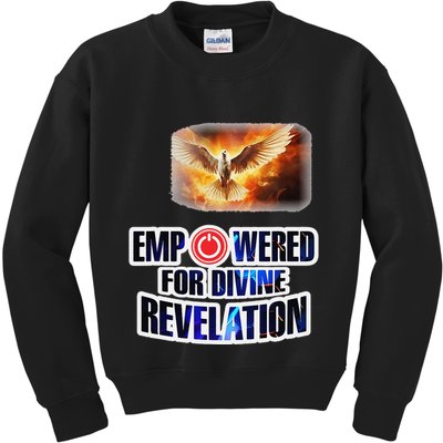 Empowered Christian For Divine Revelation Christian Kids Sweatshirt