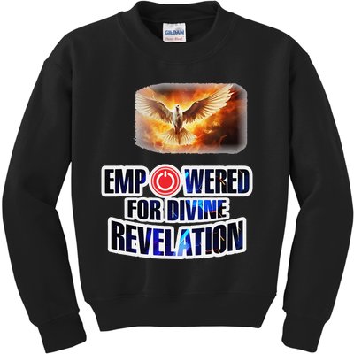 Empowered Christian For Divine Revelation Christian Kids Sweatshirt