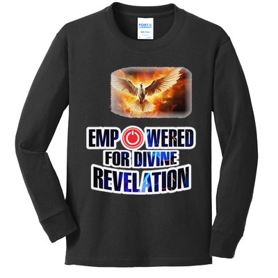 Empowered Christian For Divine Revelation Christian Kids Long Sleeve Shirt