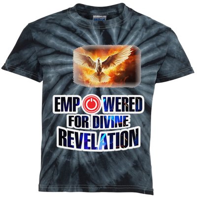 Empowered Christian For Divine Revelation Christian Kids Tie-Dye T-Shirt