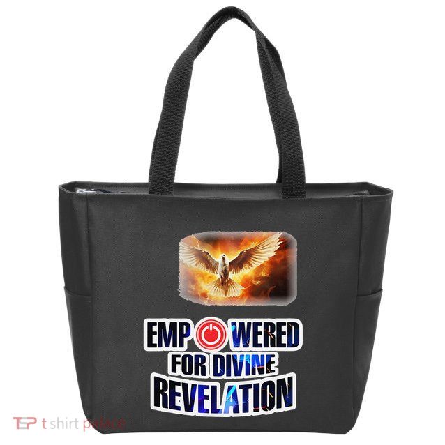Empowered Christian For Divine Revelation Christian Zip Tote Bag