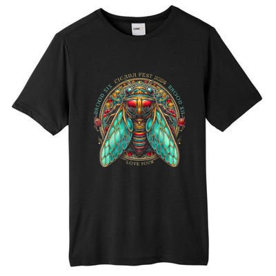 Entomology Cicada Fest 2024 Broods Xix & Xiii Love Tall Fusion ChromaSoft Performance T-Shirt