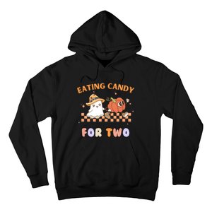 Eating Candy For Two Pregnant Halloween Hoodie