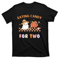 Eating Candy For Two Pregnant Halloween T-Shirt