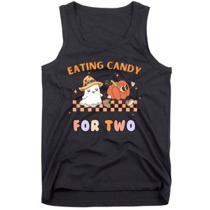 Eating Candy For Two Pregnant Halloween Tank Top