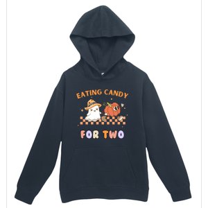 Eating Candy For Two Pregnant Halloween Urban Pullover Hoodie