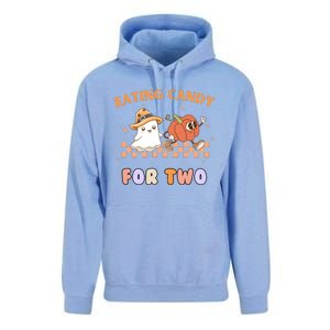 Eating Candy For Two Pregnant Halloween Unisex Surf Hoodie