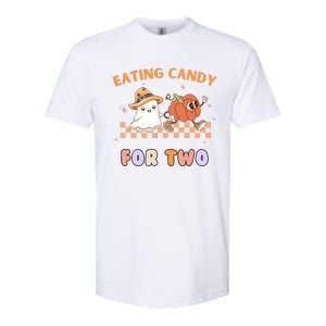 Eating Candy For Two Pregnant Halloween Softstyle CVC T-Shirt