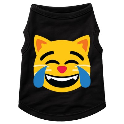 Emoticon Cat Face With Tears Of Joy Doggie Tank