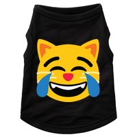 Emoticon Cat Face With Tears Of Joy Doggie Tank