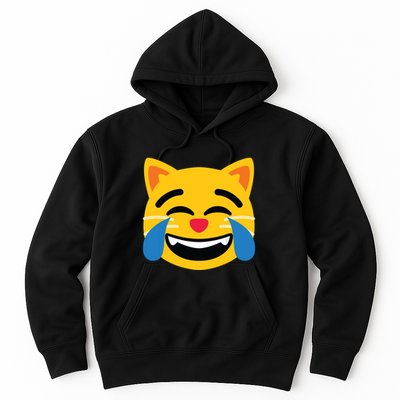 Emoticon Cat Face With Tears Of Joy Hoodie