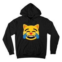 Emoticon Cat Face With Tears Of Joy Hoodie