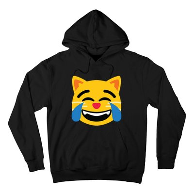 Emoticon Cat Face With Tears Of Joy Hoodie