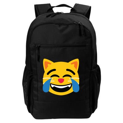 Emoticon Cat Face With Tears Of Joy Backpack