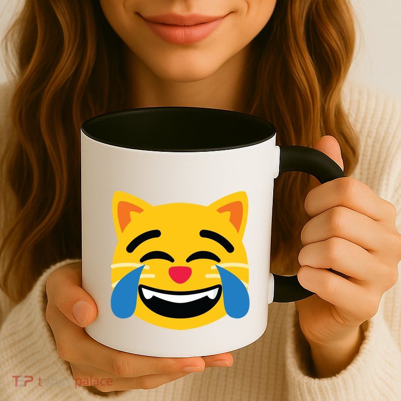 Emoticon Cat Face With Tears Of Joy Mug