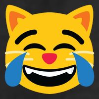 Emoticon Cat Face With Tears Of Joy Beanie