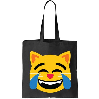 Emoticon Cat Face With Tears Of Joy Bag