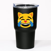 Emoticon Cat Face With Tears Of Joy Tumbler