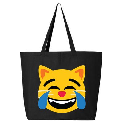 Emoticon Cat Face With Tears Of Joy 25L Jumbo Tote
