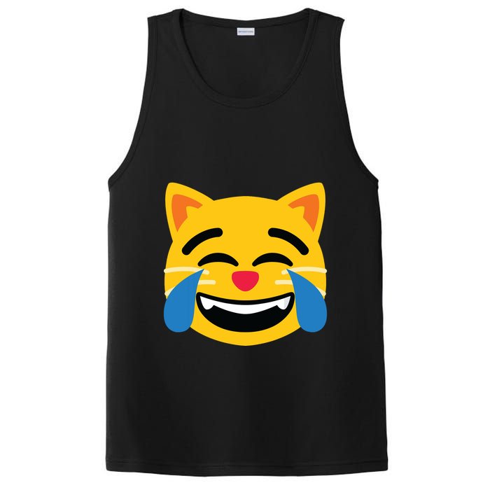 Emoticon Cat Face With Tears Of Joy PosiCharge Competitor Tank
