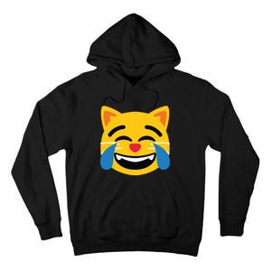 Emoticon Cat Face With Tears Of Joy Tall Hoodie