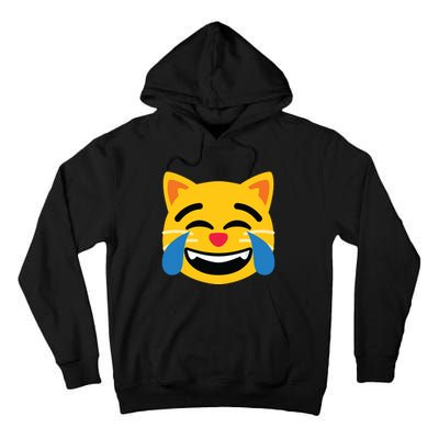 Emoticon Cat Face With Tears Of Joy Tall Hoodie