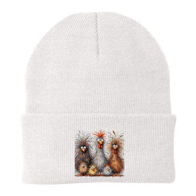 Eagerlys Colorful Funny Chicken Art Crazy Chicken Family Beanie