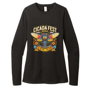 Entomology Cicada Fest 2024 Broods Xix & Xiii Love Womens CVC Long Sleeve Shirt