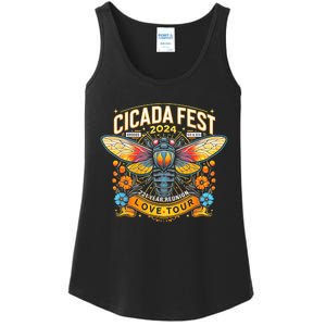 Entomology Cicada Fest 2024 Broods Xix & Xiii Love Ladies Essential Tank