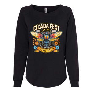 Entomology Cicada Fest 2024 Broods Xix & Xiii Love Womens California Wash Sweatshirt