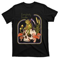 Everybody Croaks Frog Skull Mushroom Everybody Croaks T-Shirt