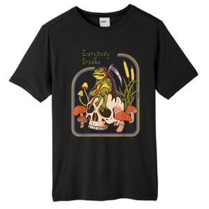 Everybody Croaks Frog Skull Mushroom Everybody Croaks Tall Fusion ChromaSoft Performance T-Shirt