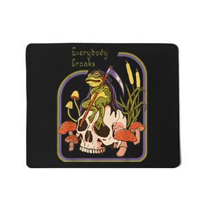 Everybody Croaks Frog Skull Mushroom Everybody Croaks Mousepad