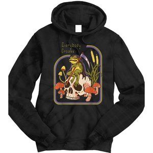 Everybody Croaks Frog Skull Mushroom Everybody Croaks Tie Dye Hoodie