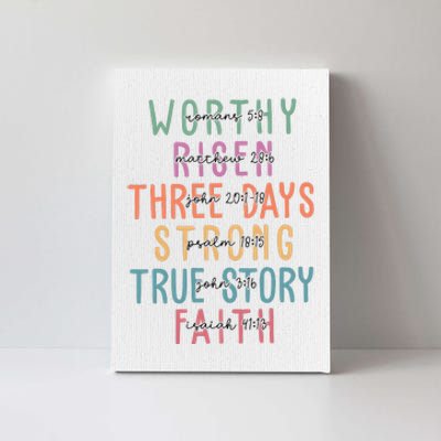 Easter Christian Family A Lot Can Happen Canvas