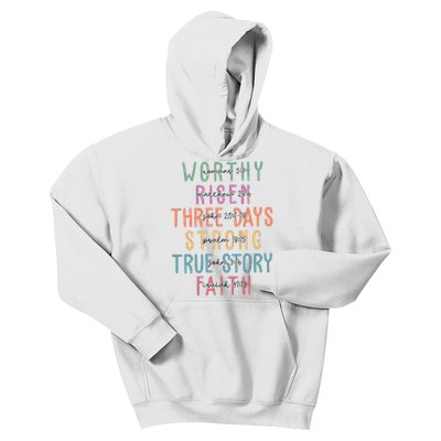 Easter Christian Family A Lot Can Happen Kids Hoodie