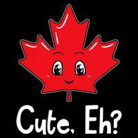 Eh Canadian Flag Maple Leaf Funny Canada Souvenir Tourist Button