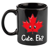 Eh Canadian Flag Maple Leaf Funny Canada Souvenir Tourist 11oz C Handle Ceramic Mug