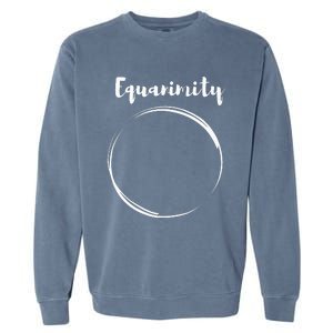 Equanimity Calmness Family School Garment-Dyed Sweatshirt