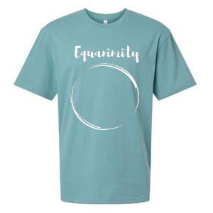 Equanimity Calmness Family School Sueded Cloud Jersey T-Shirt