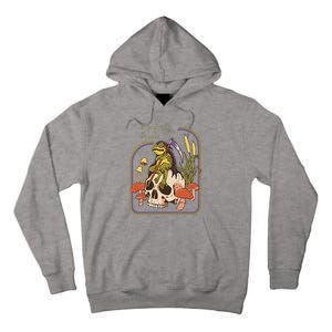 Everybody Croaks Frog Skull Mushroom Everybody croaks Tall Hoodie