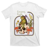 Everybody Croaks Frog Skull Mushroom Everybody croaks T-Shirt