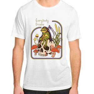 Everybody Croaks Frog Skull Mushroom Everybody croaks Adult ChromaSoft Performance T-Shirt