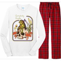 Everybody Croaks Frog Skull Mushroom Everybody croaks Long Sleeve Pajama Set