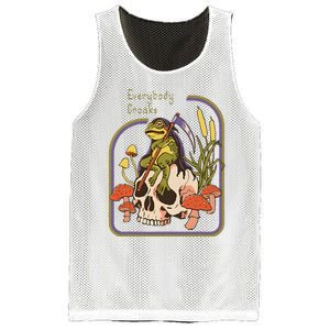 Everybody Croaks Frog Skull Mushroom Everybody croaks Mesh Reversible Basketball Jersey Tank