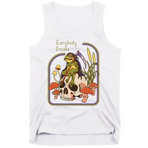 Everybody Croaks Frog Skull Mushroom Everybody croaks Tank Top