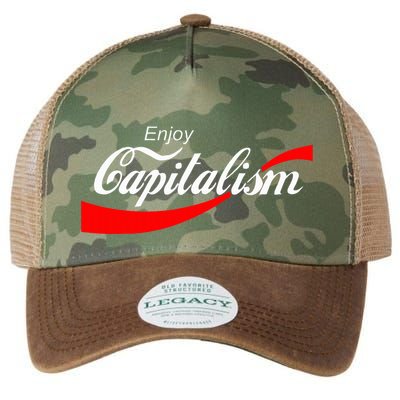 Enjoy Capitalism For American Entrepreneur Legacy Tie Dye Trucker Hat