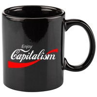Enjoy Capitalism For American Entrepreneur 11oz C Handle Ceramic Mug